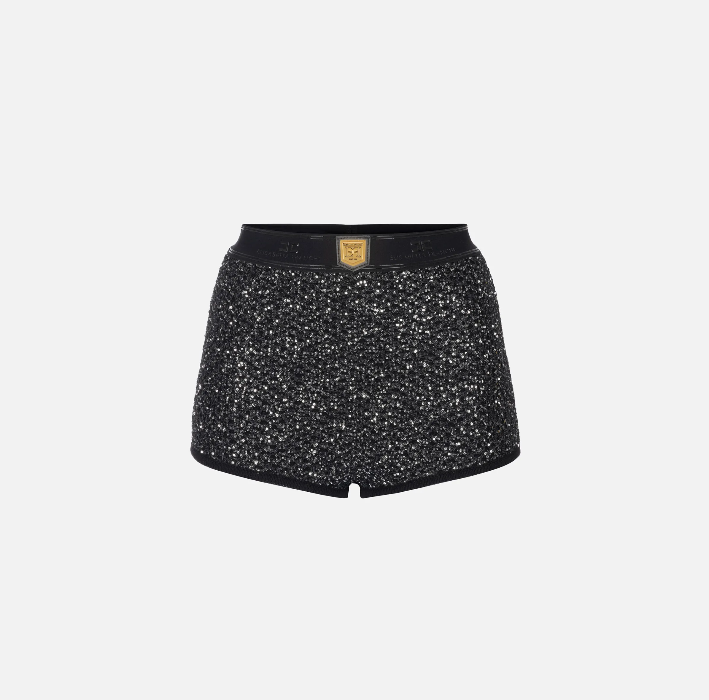 Culotte in lana con filo paillettes