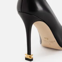Décolleté in nappa con puntalino Étoile