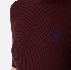 Dolcevita in viscosa con logo college