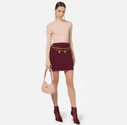 Dolcevita in viscosa e lurex a costine