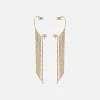 Earcuff con pendenti di strass