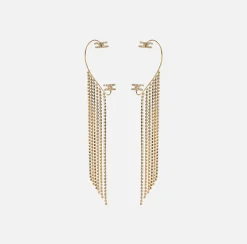 Earcuff con pendenti di strass