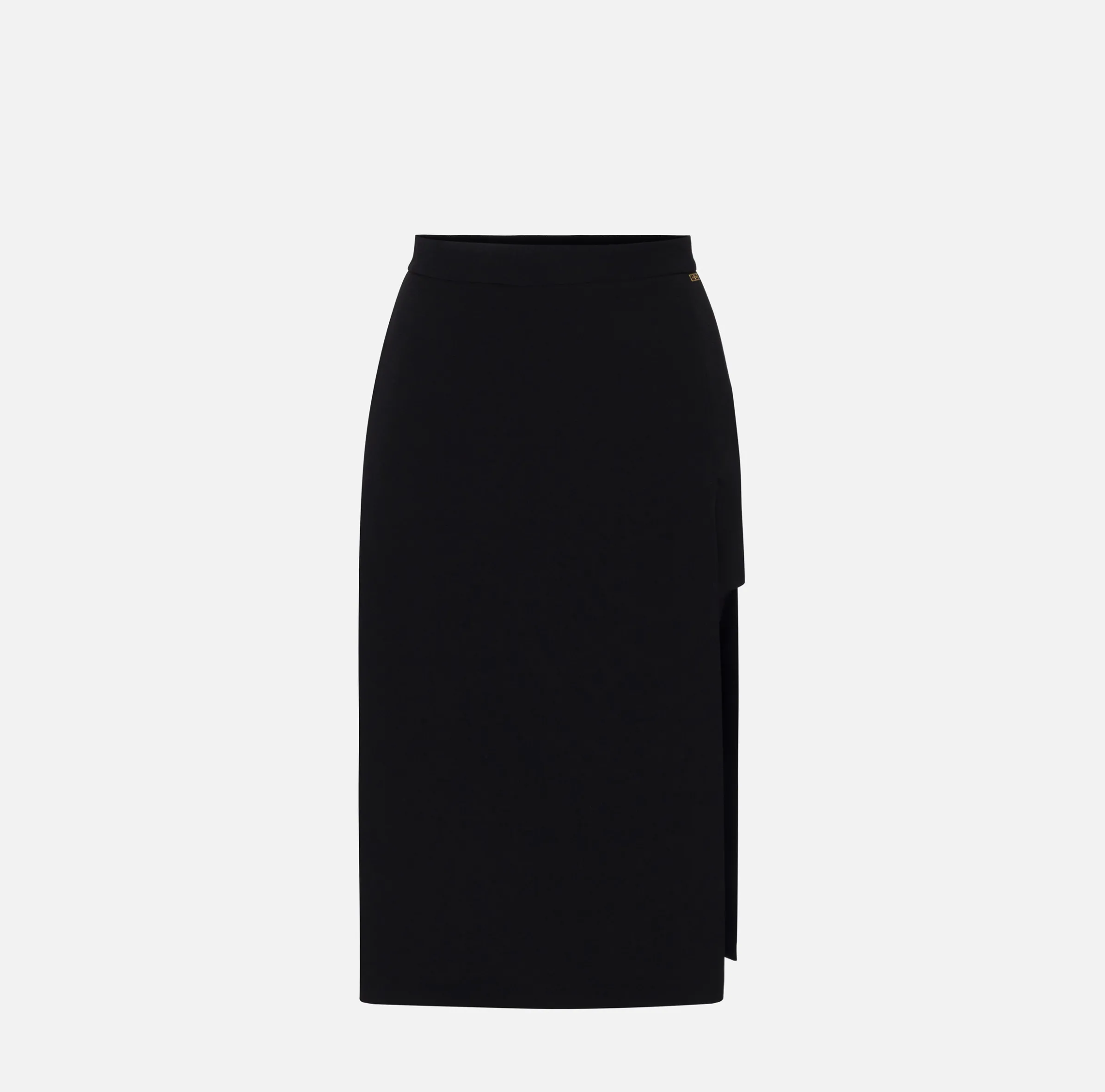 Gonna midi in crêpe stretch con shorts