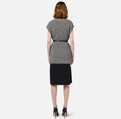 Gonna midi in crêpe stretch con shorts
