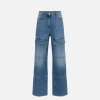 Jeans cargo in cotone