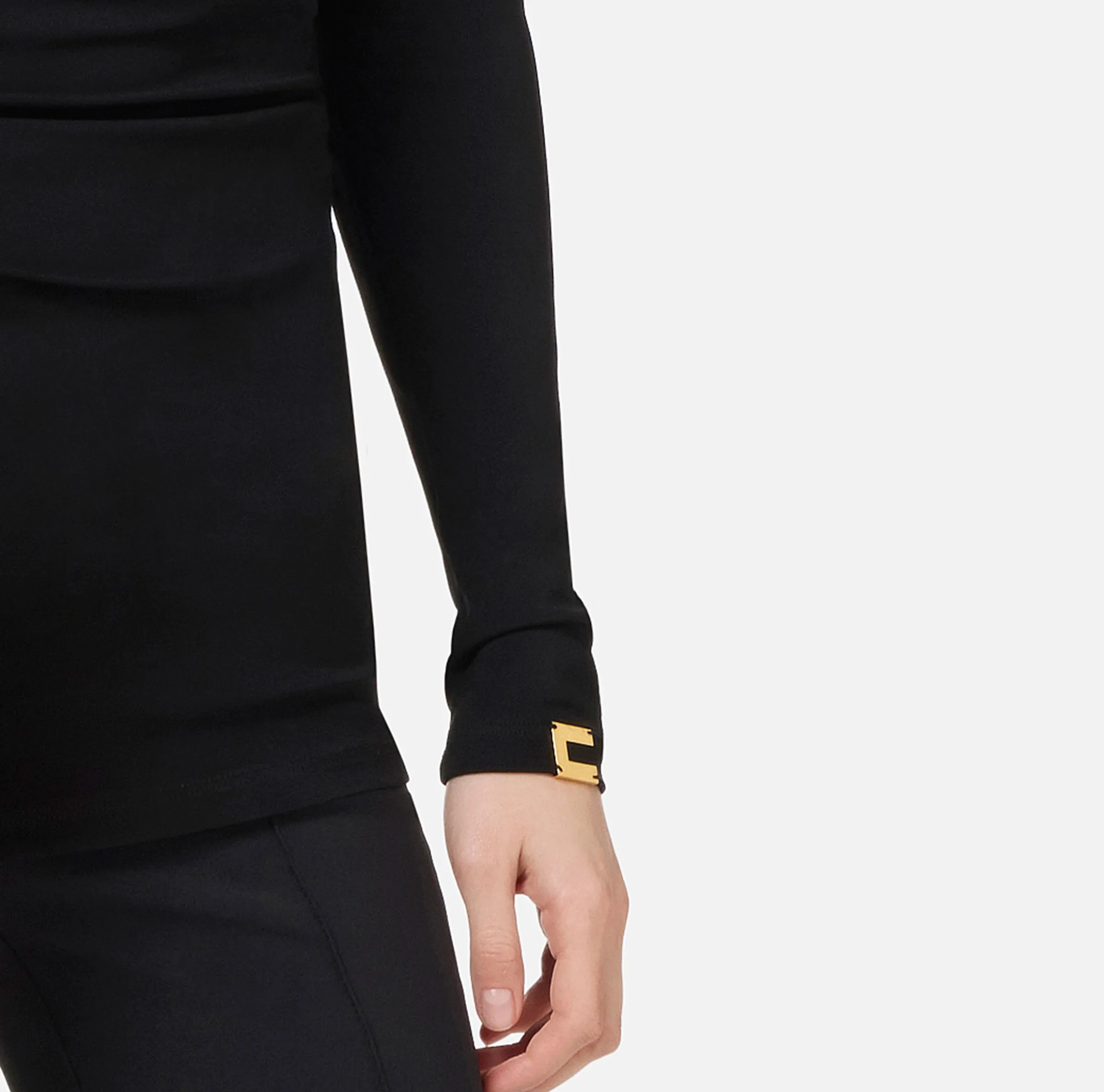 Maglia in jersey con drappeggio
