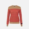Maglia in lana a righe