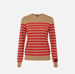Maglia in lana a righe