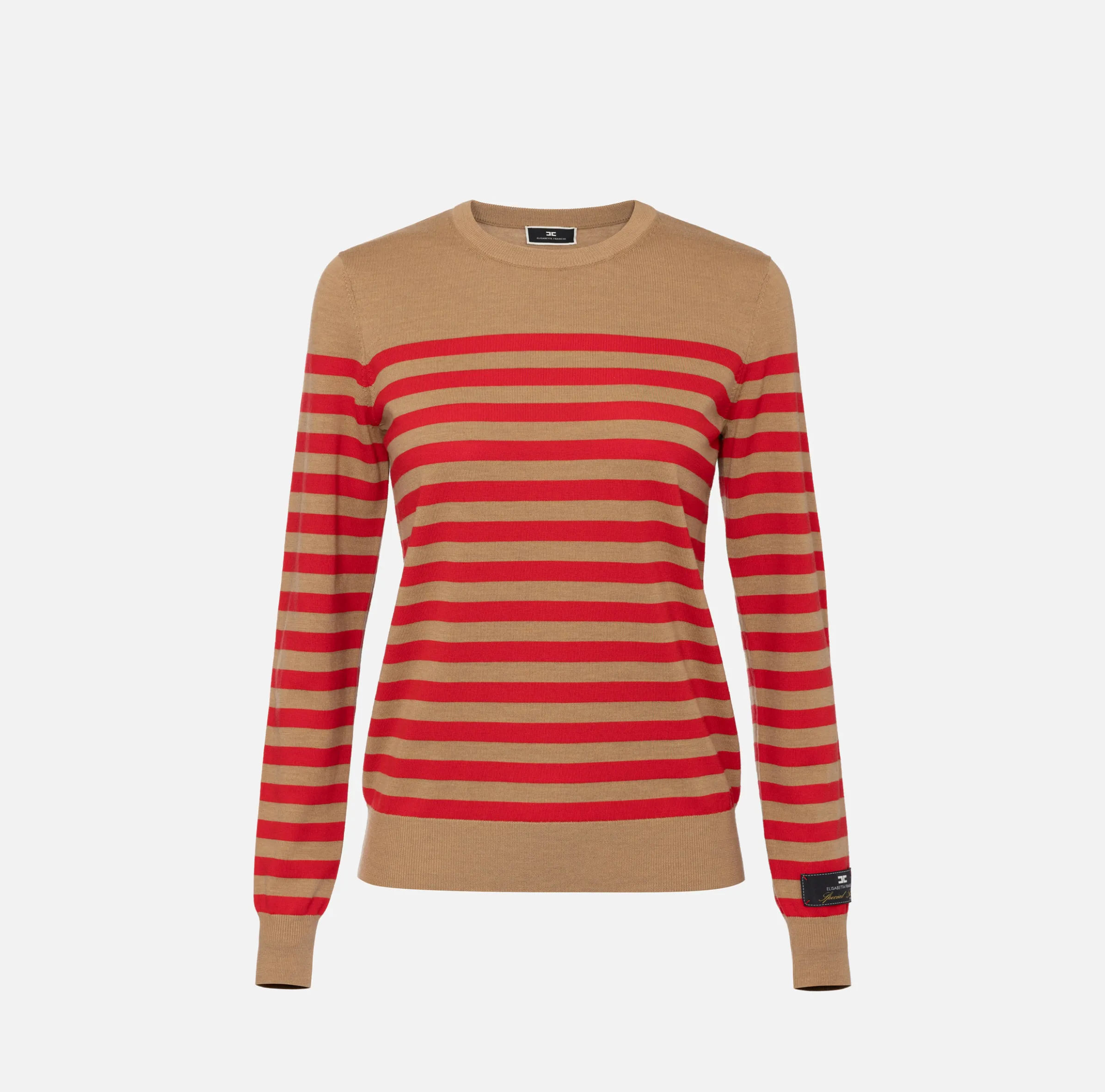 Maglia in lana a righe
