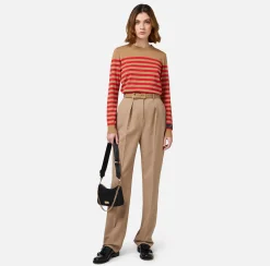 Maglia in lana a righe