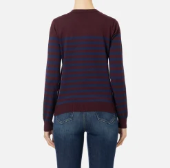 Maglia in lana a righe