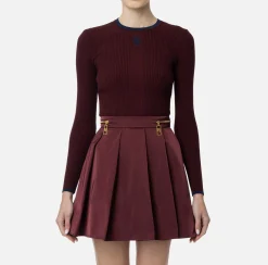 Maglia in viscosa con logo college