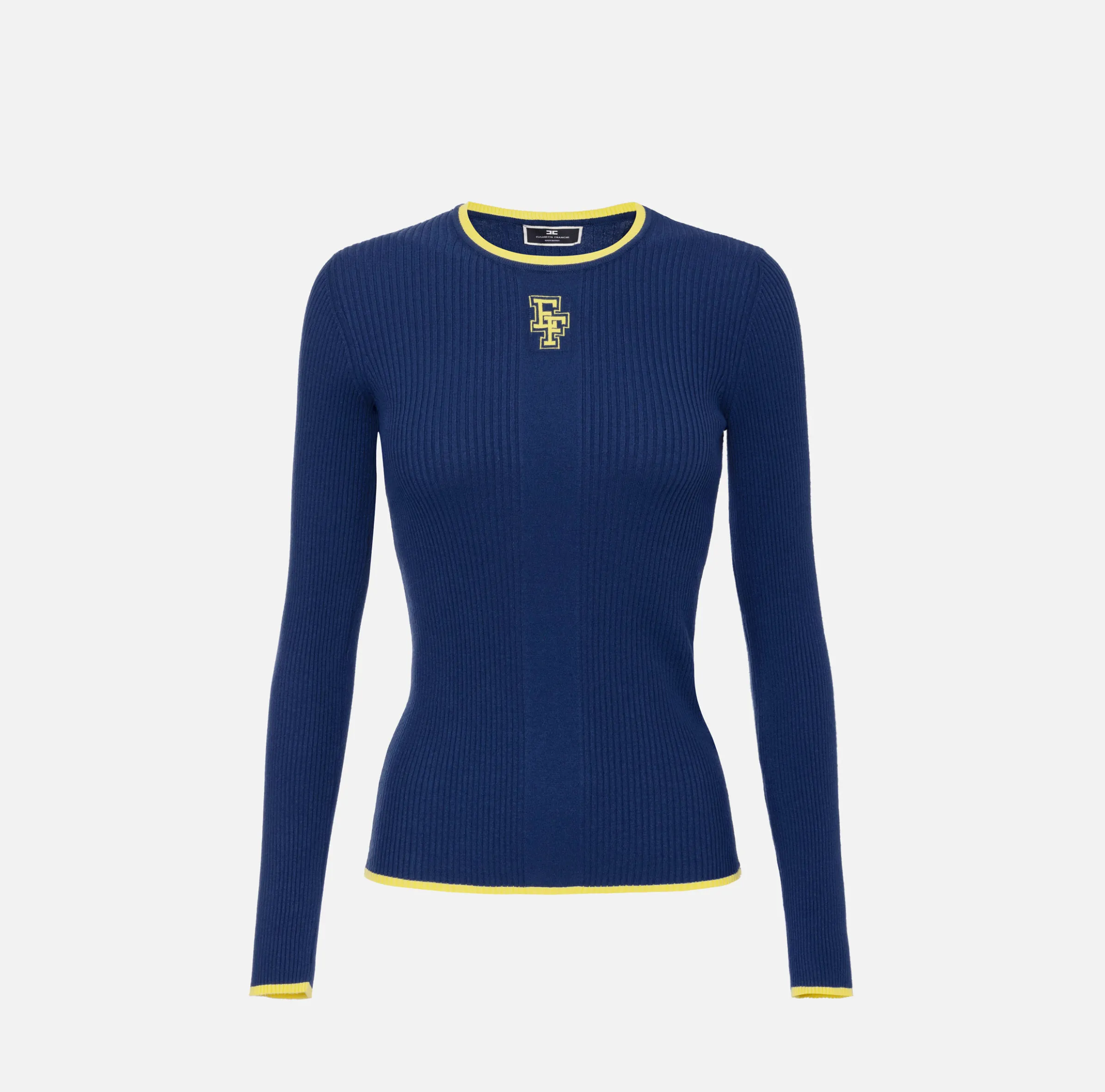 Maglia in viscosa con logo college