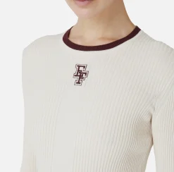 Maglia in viscosa con logo college