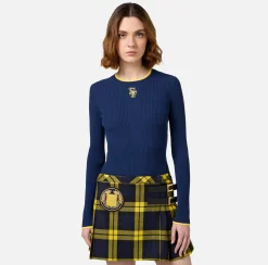 Maglia in viscosa con logo college