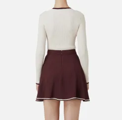 Maglia in viscosa con logo college