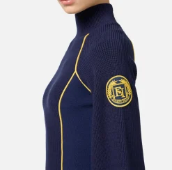 Miniabito in viscosa con patch logo