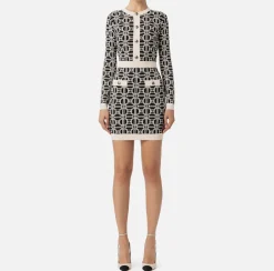 Miniabito logo jacquard