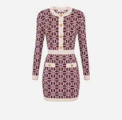 Miniabito logo jacquard