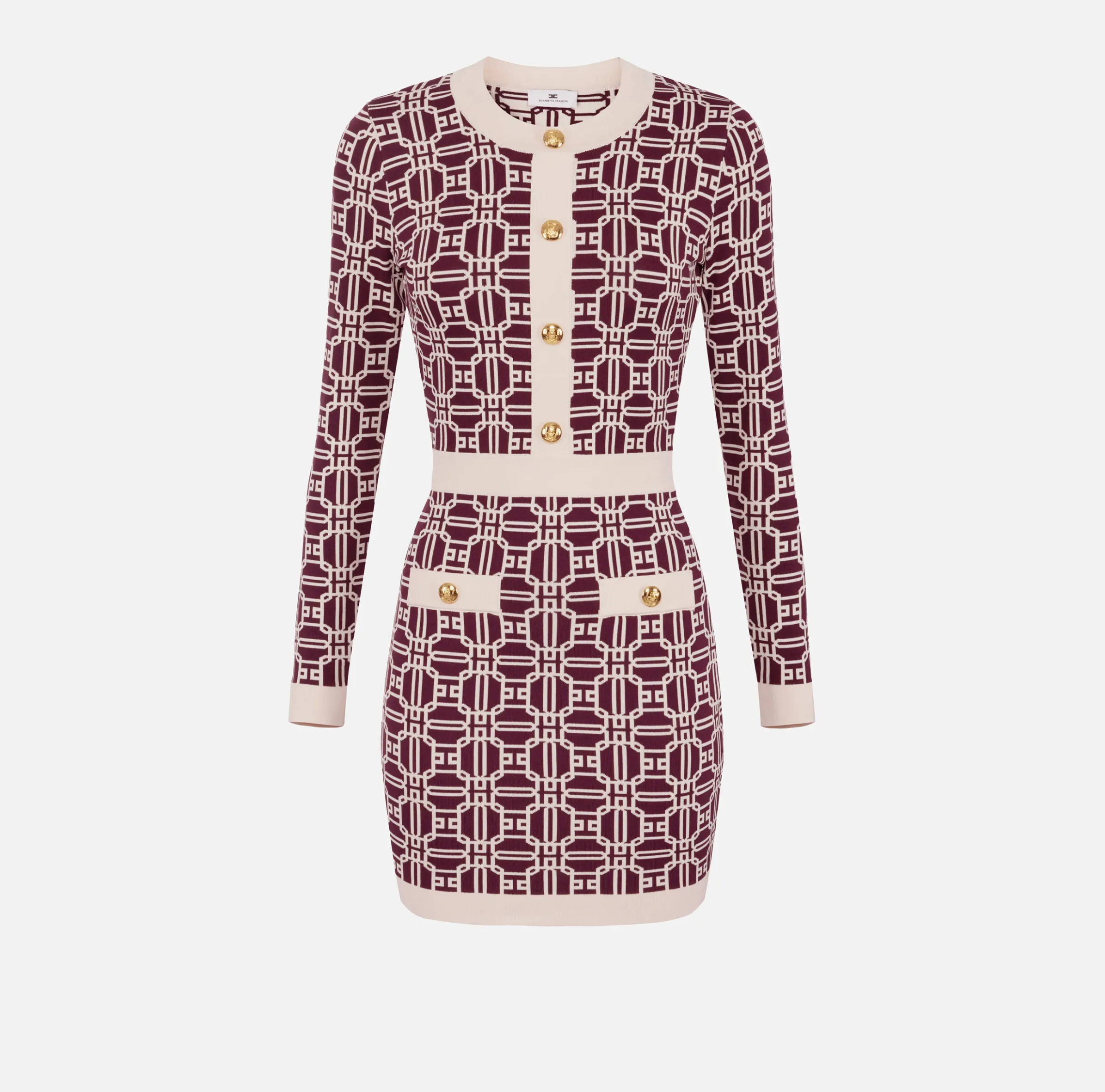Miniabito logo jacquard