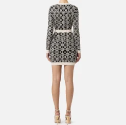 Miniabito logo jacquard