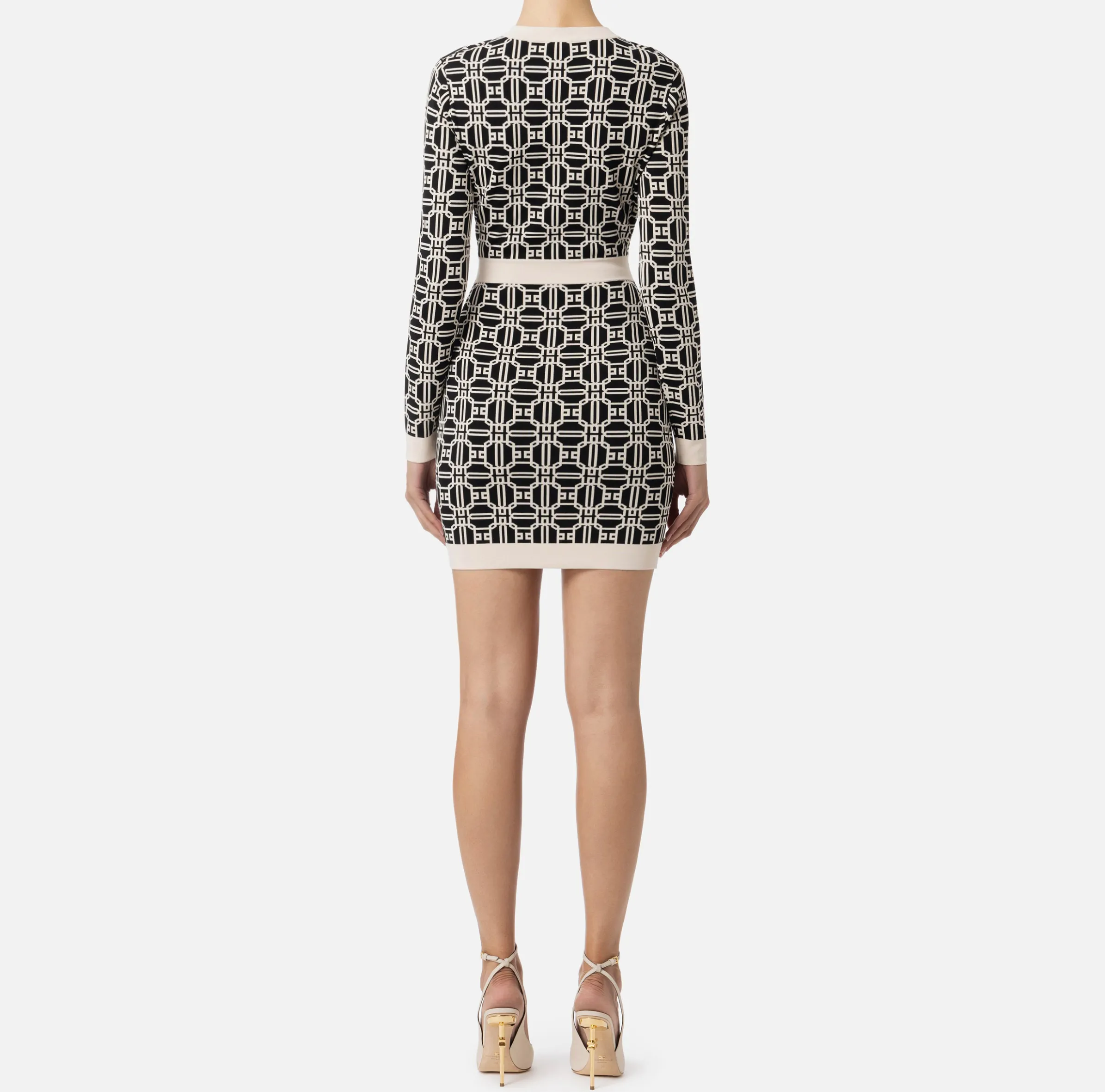 Miniabito logo jacquard