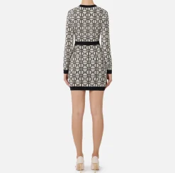 Miniabito logo jacquard