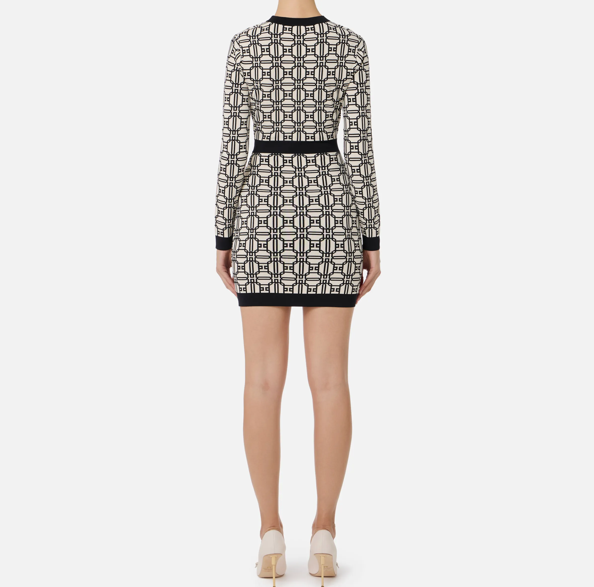 Miniabito logo jacquard