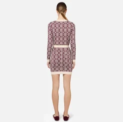Miniabito logo jacquard