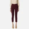 Pantalone dritto in tessuto tecnico con morsetto