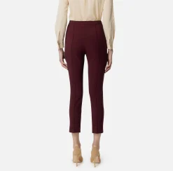 Pantalone dritto in tessuto tecnico con morsetto