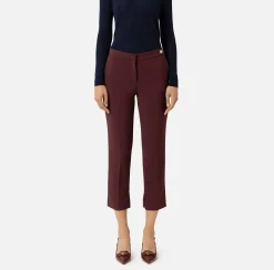 Pantalone in crêpe con spacchetti