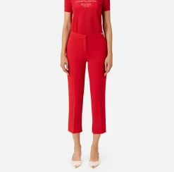 Pantalone in crêpe con spacchetti