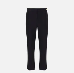 Pantalone in crêpe con spacchetti