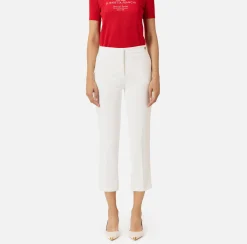 Pantalone in crêpe con spacchetti