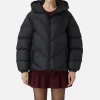 Piumino over in nylon lucido