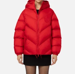 Piumino over in nylon lucido