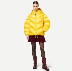 Piumino over in nylon lucido
