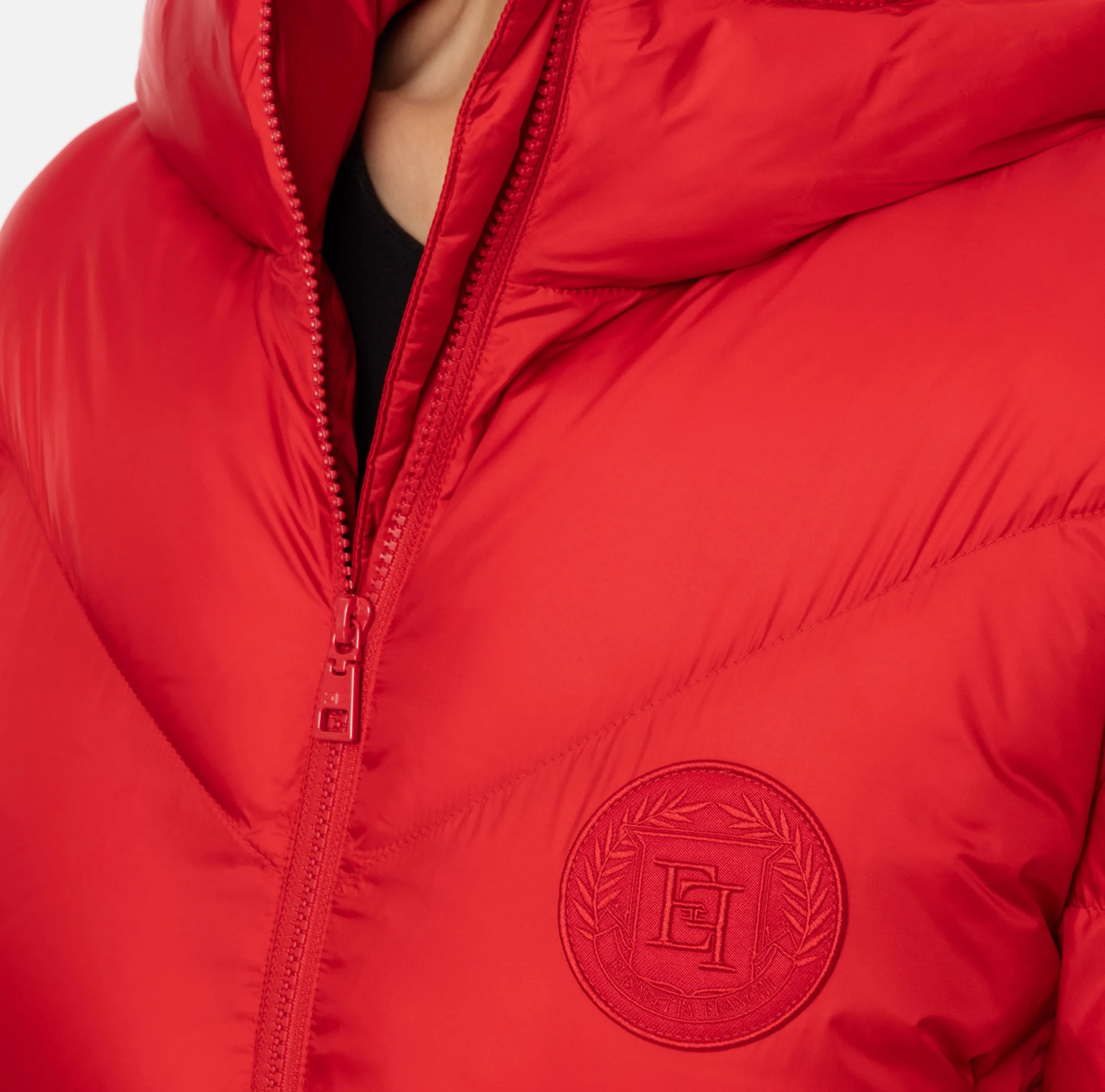 Piumino over in nylon lucido
