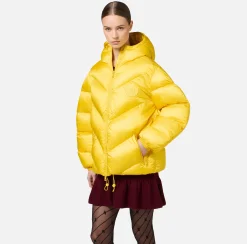 Piumino over in nylon lucido