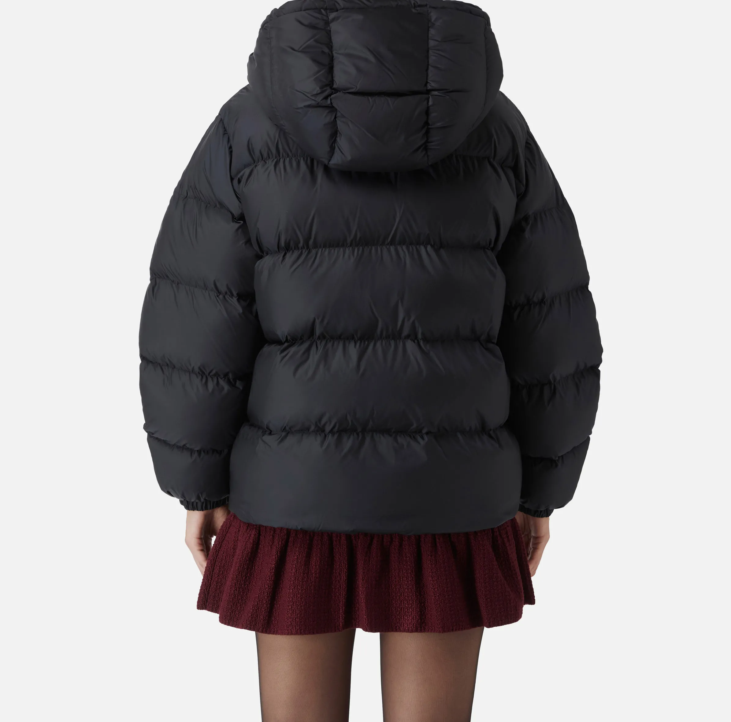 Piumino over in nylon lucido