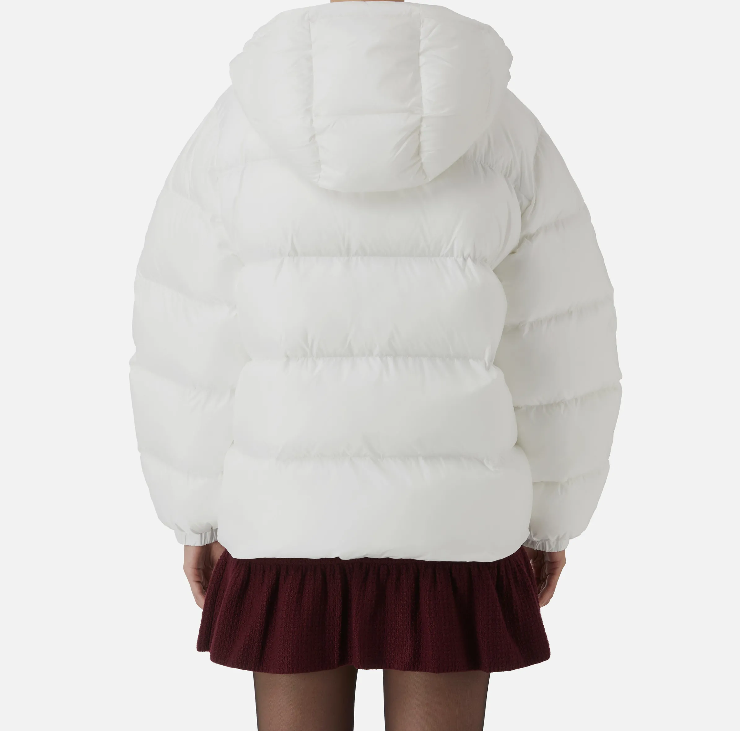 Piumino over in nylon lucido