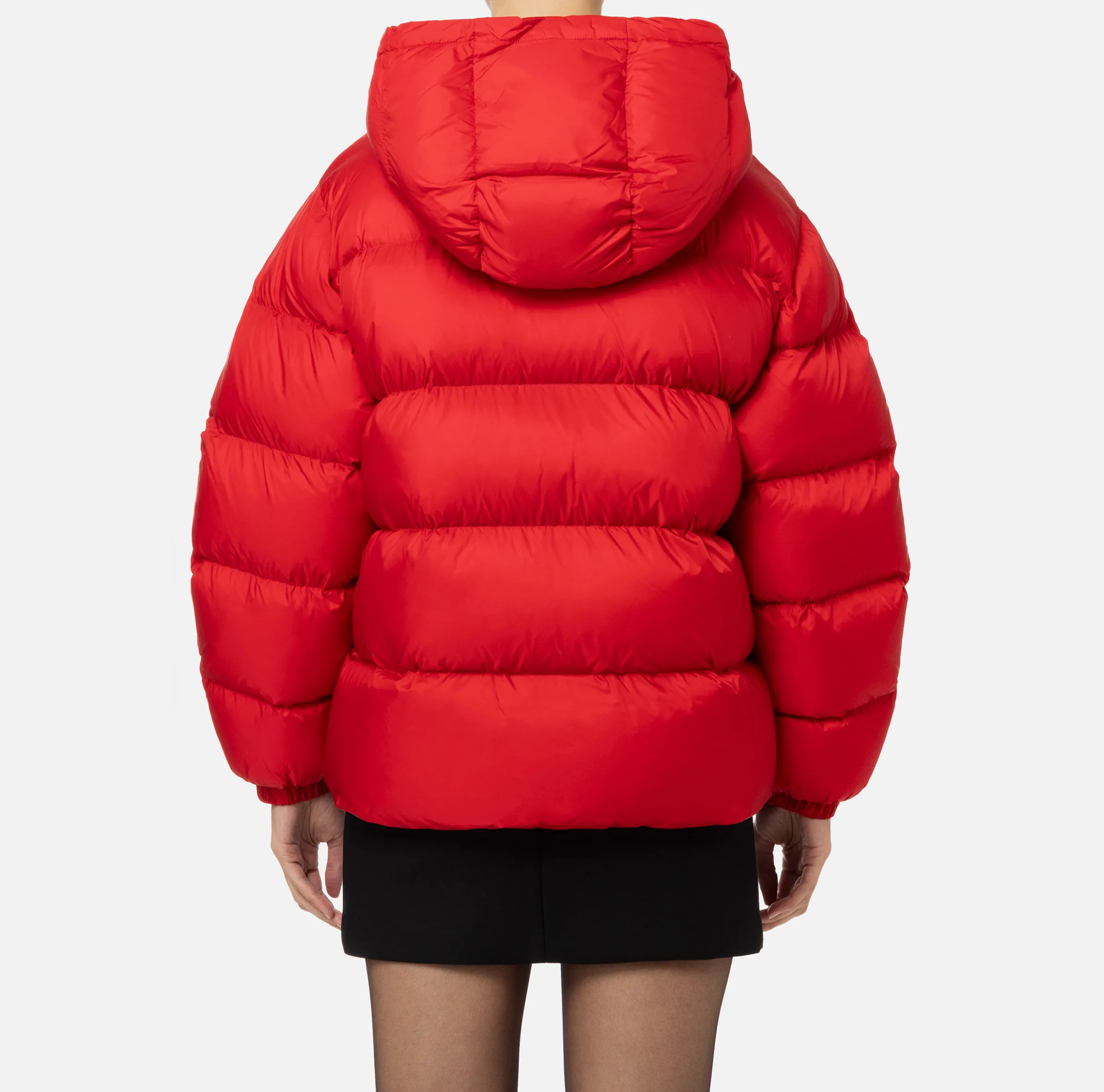 Piumino over in nylon lucido