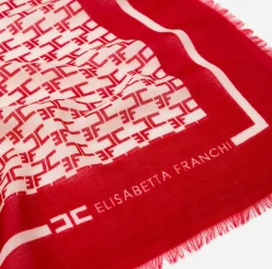 Sciarpa Monogram Elisabetta Franchi