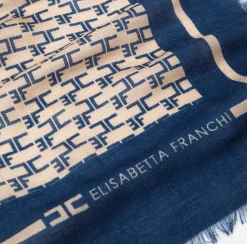 Sciarpa Monogram Elisabetta Franchi