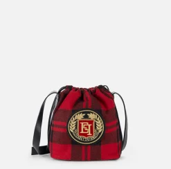 Secchiello in lana tartan
