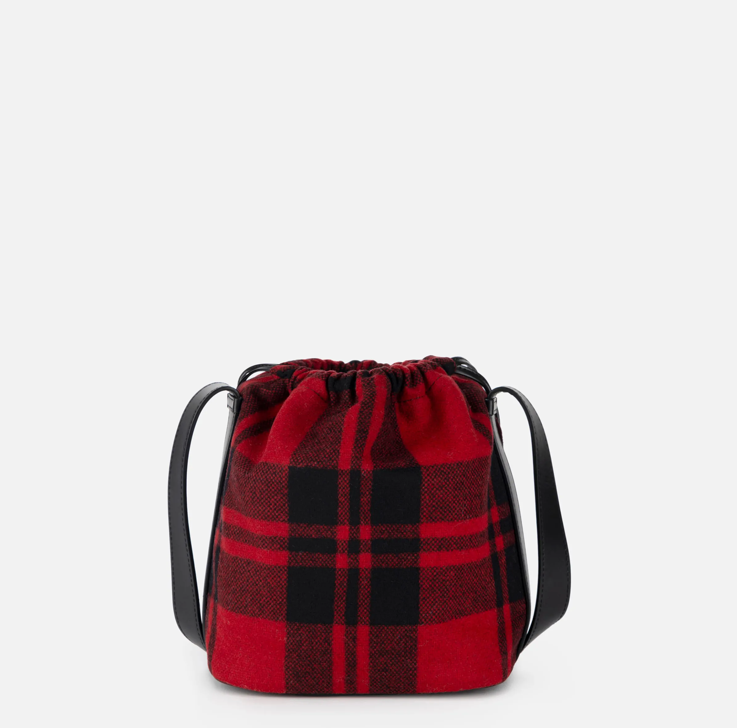 Secchiello in lana tartan