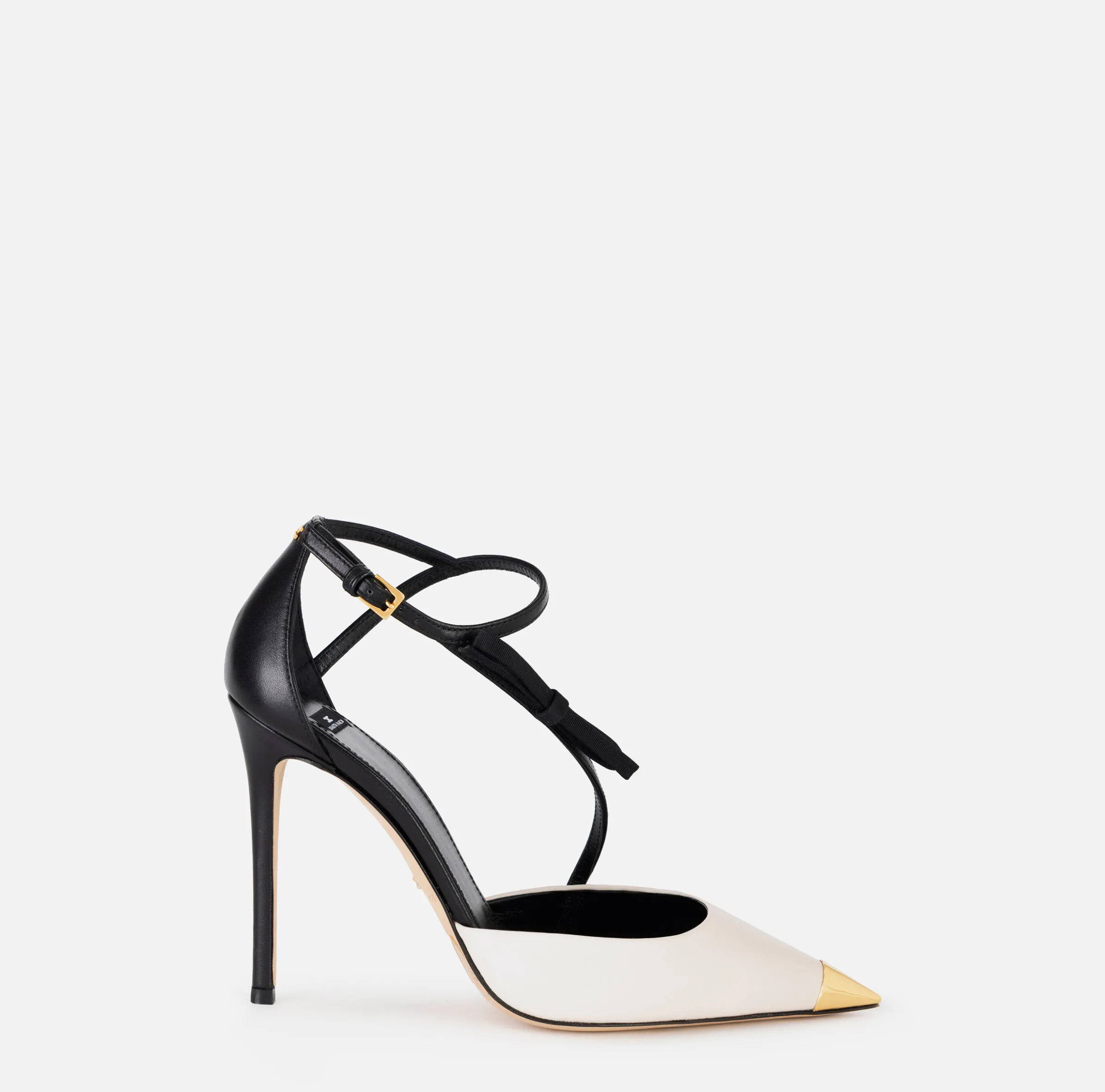 Slingback in nappa bicolore