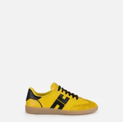 Sneakers in pelle scudetto