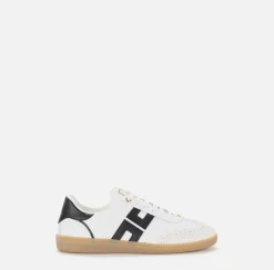 Sneakers in pelle scudetto